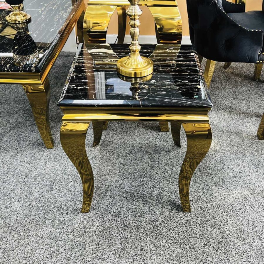 Lamp Black & Gold