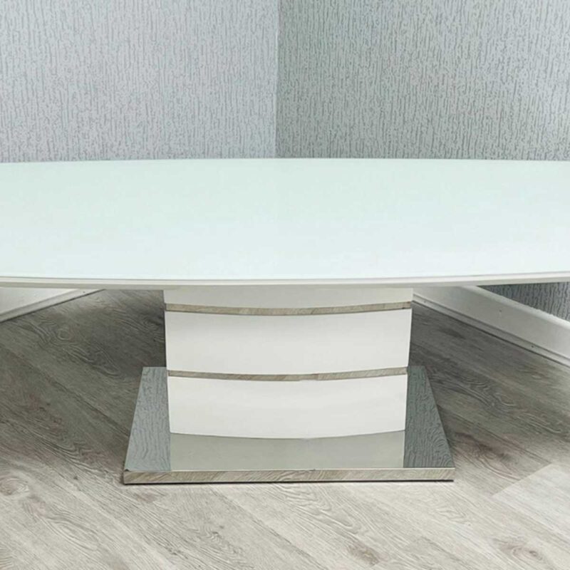 Milan White Coffee Table - Image 2
