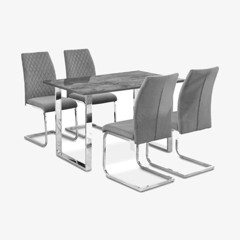 Tokyo Dining Set (Table & 4 Chairs) - Image 2