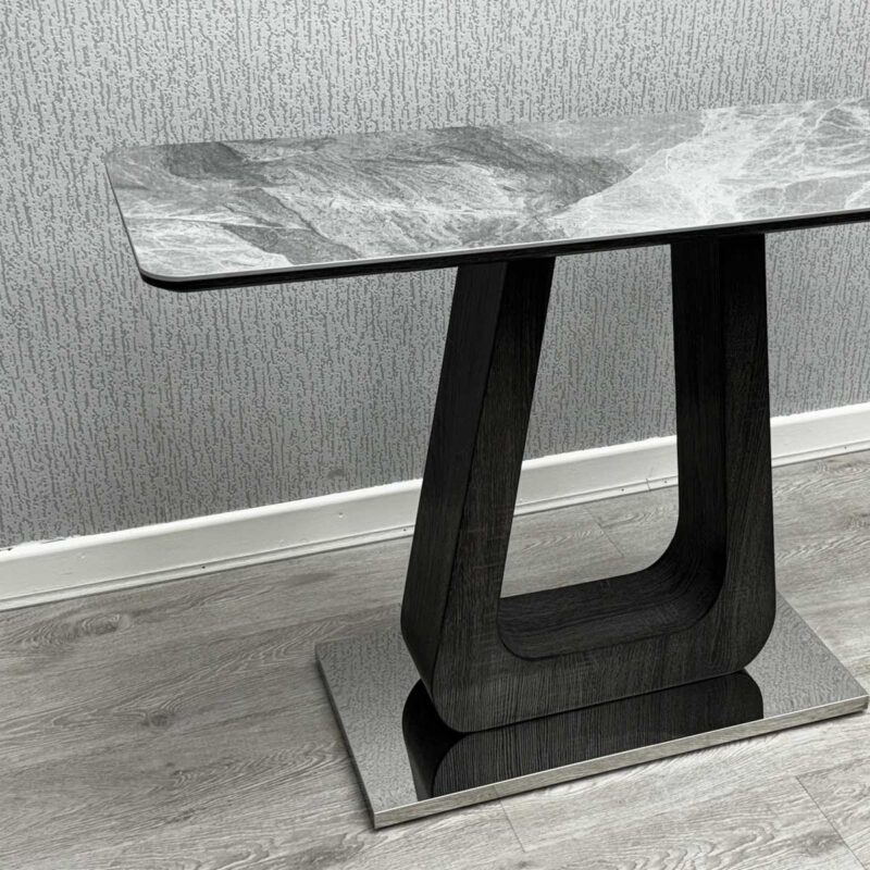 Zermatt Console Table (Grey Ceramic)