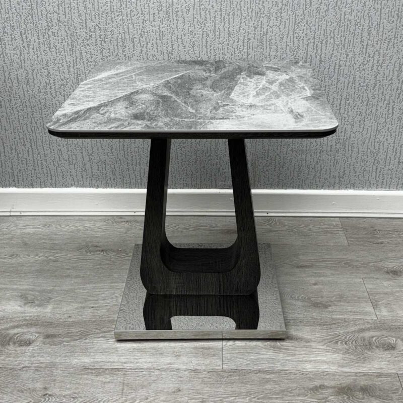 Zermatt Lamp Table (Grey Ceramic) - Image 2