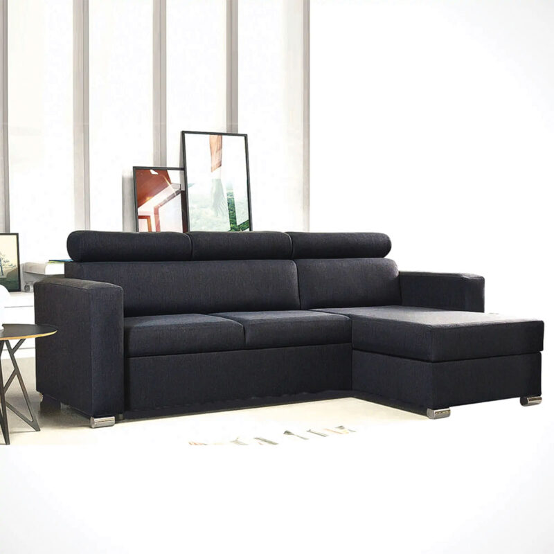 Hugo Corner L-Shape Sofa Bed - Image 2