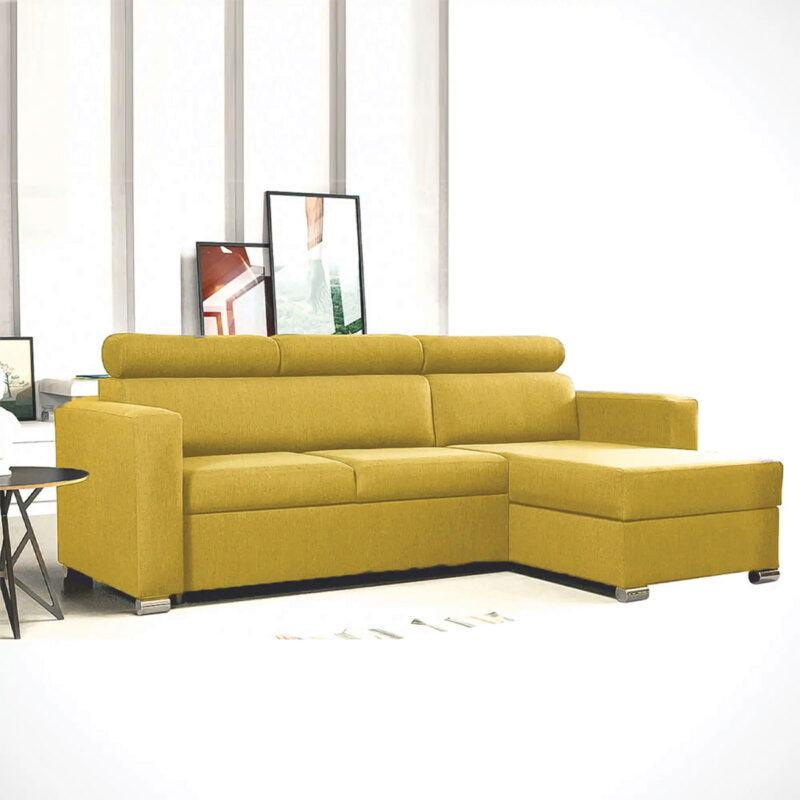 Hugo Corner L-Shape Sofa Bed - Image 4