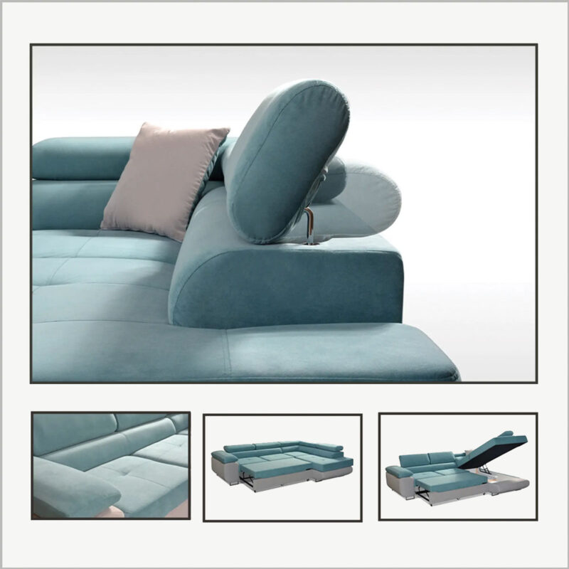 LIDO Corner Sofa Bed - Image 14
