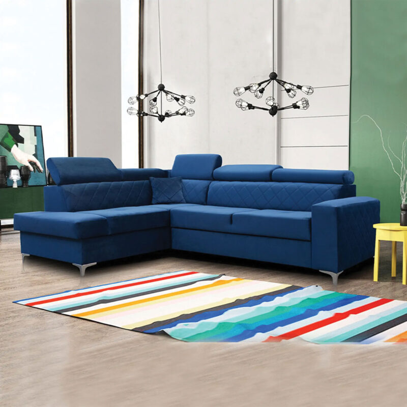GLOSS CORNER SOFA BED - Image 2