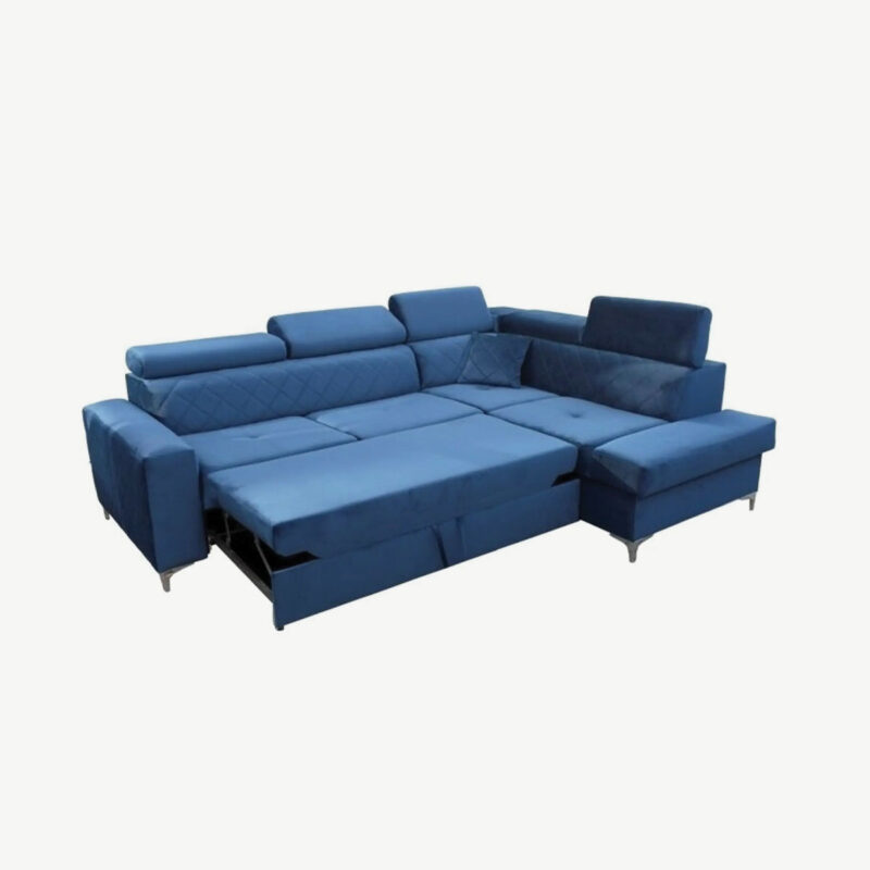 GLOSS CORNER SOFA BED - Image 3