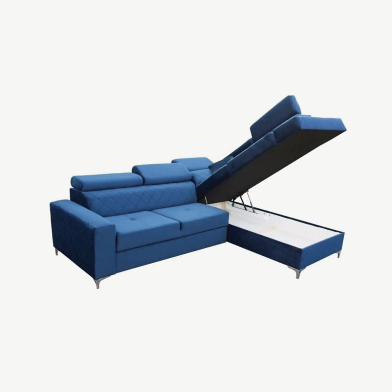GLOSS CORNER SOFA BED - Image 4