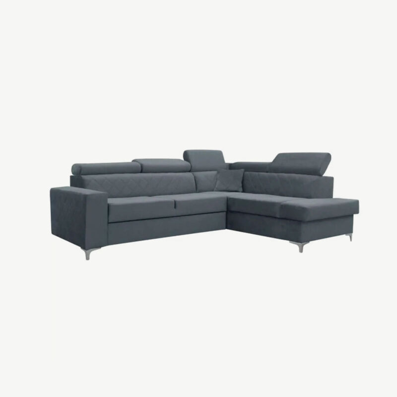 GLOSS CORNER SOFA BED - Image 9