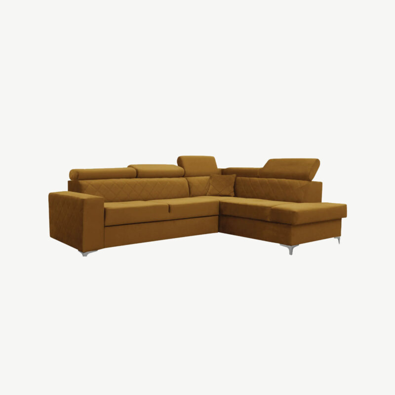 GLOSS CORNER SOFA BED - Image 12