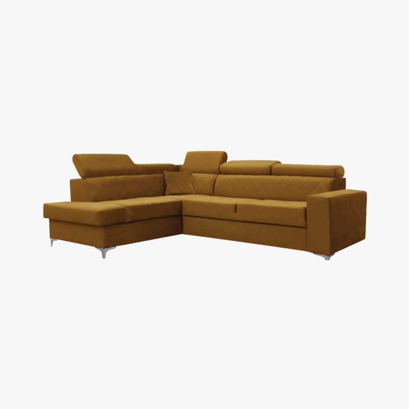 GLOSS CORNER SOFA BED - Image 13