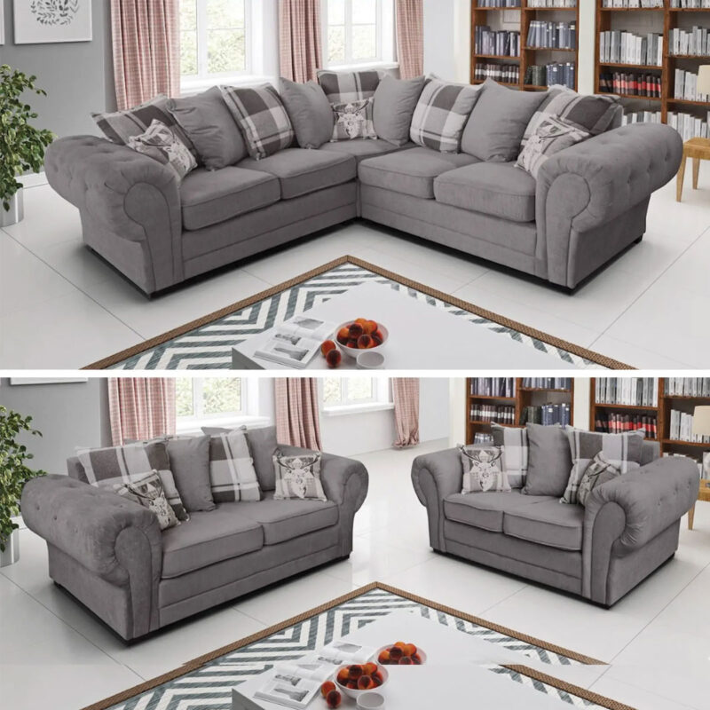 IBIZA GREY (CORNER) SOFA - Image 2