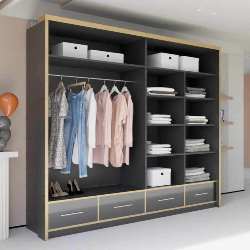 Vision 250cm Wardrobe - Image 10
