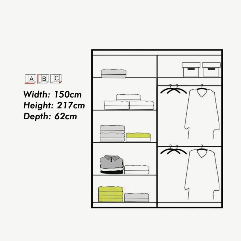Etna 250cm Wardrobe - Image 12