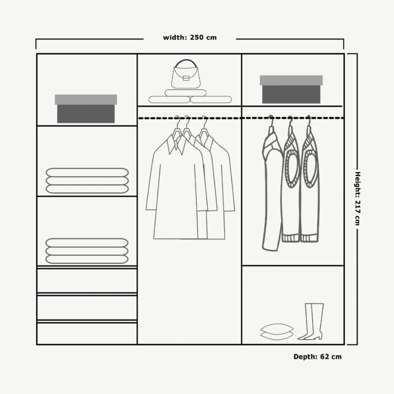 Etna Sliding Wardrobe - Image 10