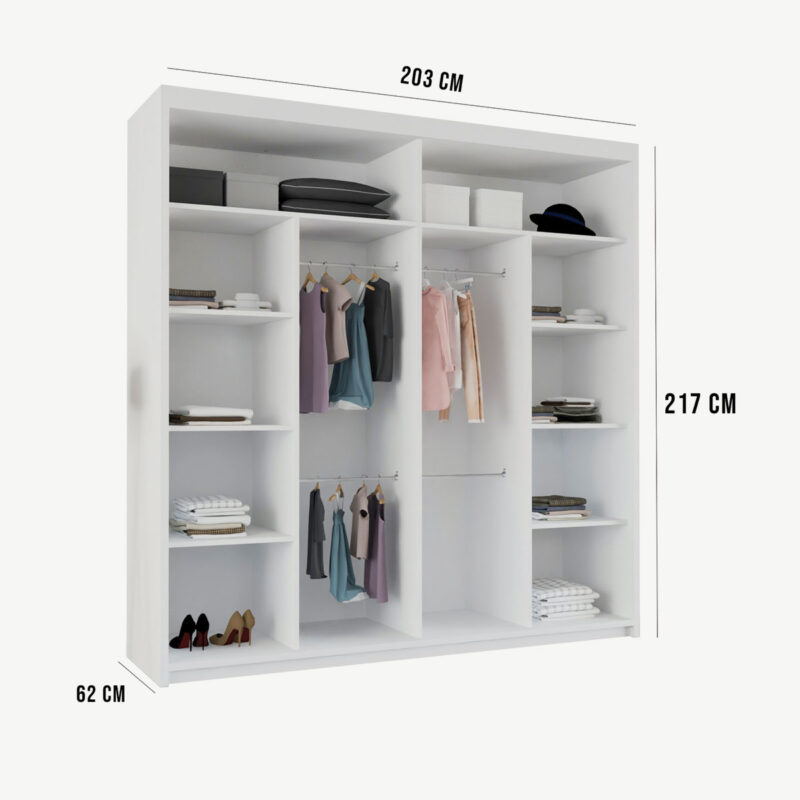 Lyllie Sliding Wardrobe - Image 6