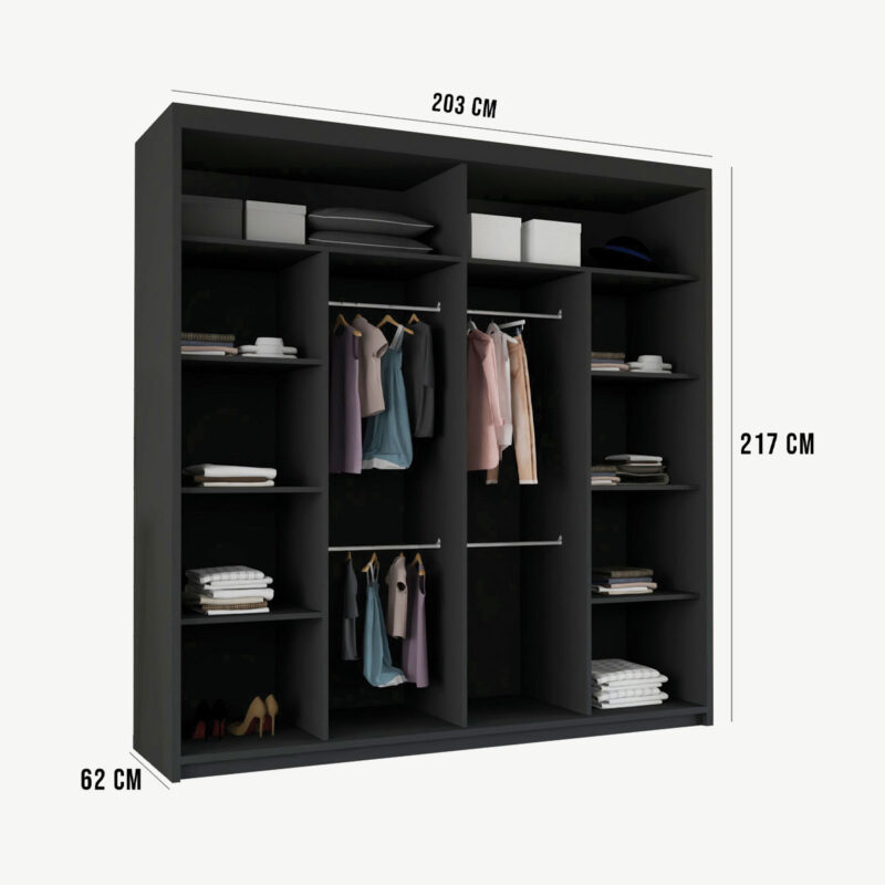 Lyllie Sliding Wardrobe - Image 3