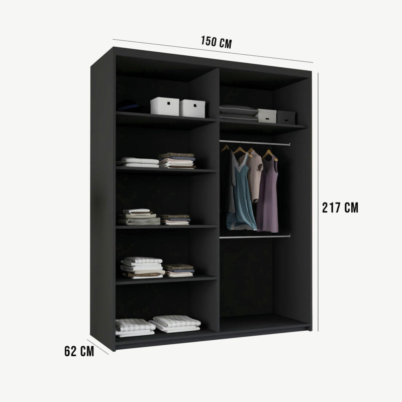 Lyllie Sliding Wardrobe - Image 7