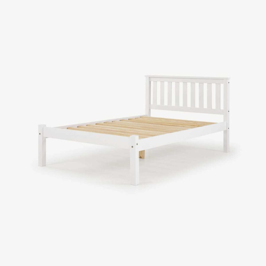 Manila LFE Pine Bed 4 Foot White
