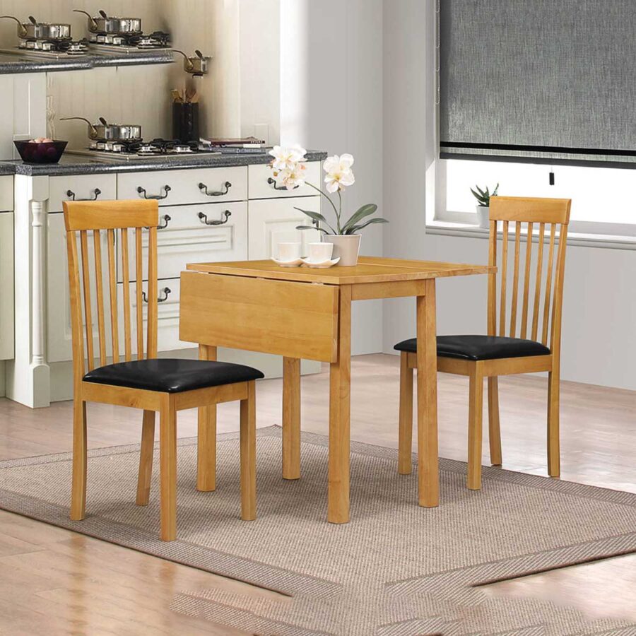 Atlas Dropleaf Dining Table Only Oak